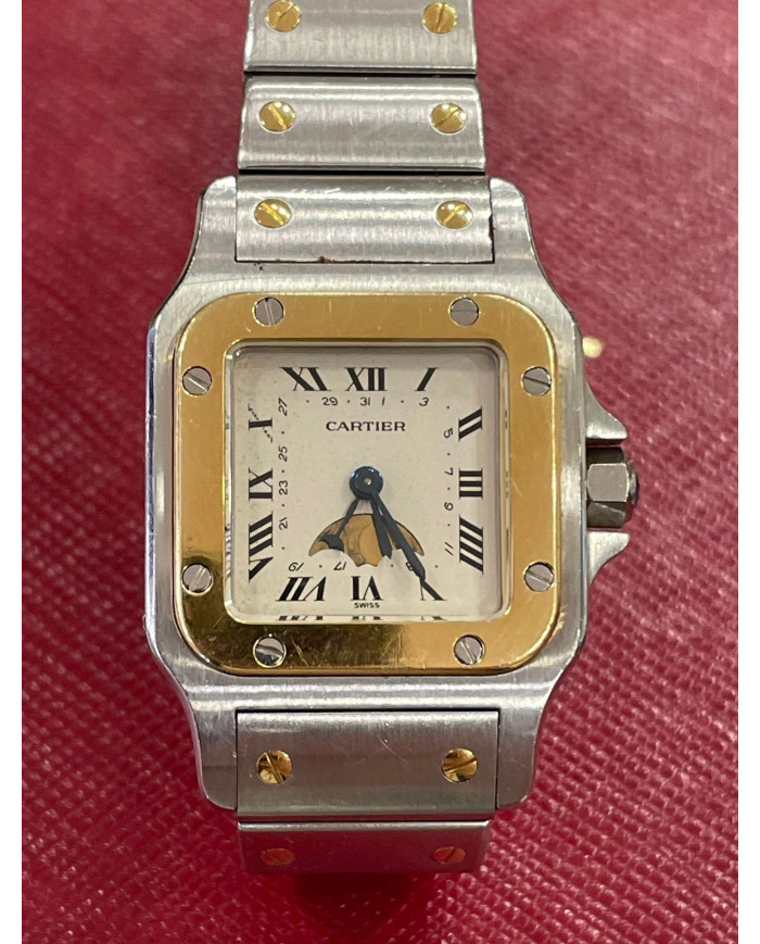 Cartier santos galbee moon phase hot sale