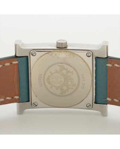 Hermès Heure H mini modèle Ref HH1.210 cadran bleu 21mm, Montres, Hermès Heure H mini modèle Ref HH1.210 cadran bleu 21mm