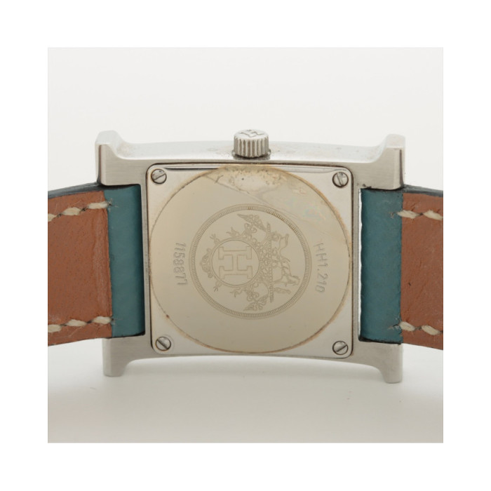 Hermès Heure H mini modèle Ref HH1.210 cadran bleu 21mm, Montres, Hermès Heure H mini modèle Ref HH1.210 cadran bleu 21mm