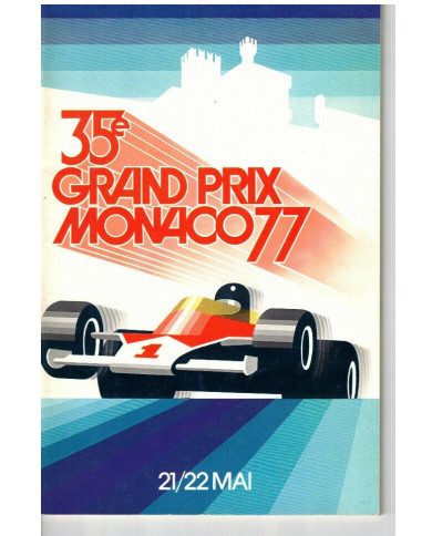 Programme 35eme Grand Prix Formule 1 de Monaco 1977, Programmes, Monaco Programme 35eme Grand Prix Formule 1 de Monte Carlo 1977