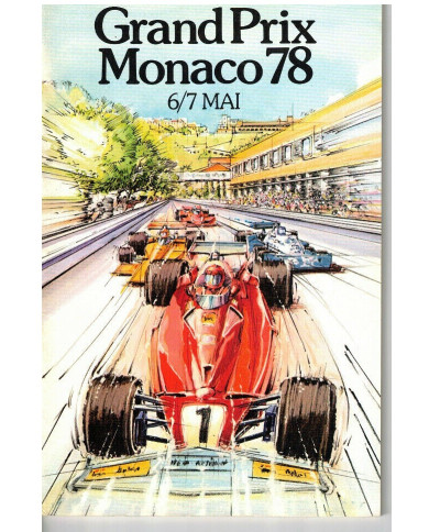 Programme 36eme Grand Prix Formule 1 de Monaco 1978, Programmes, Monaco Programme 36eme Grand Prix Formule 1 de Monte Carlo 1978