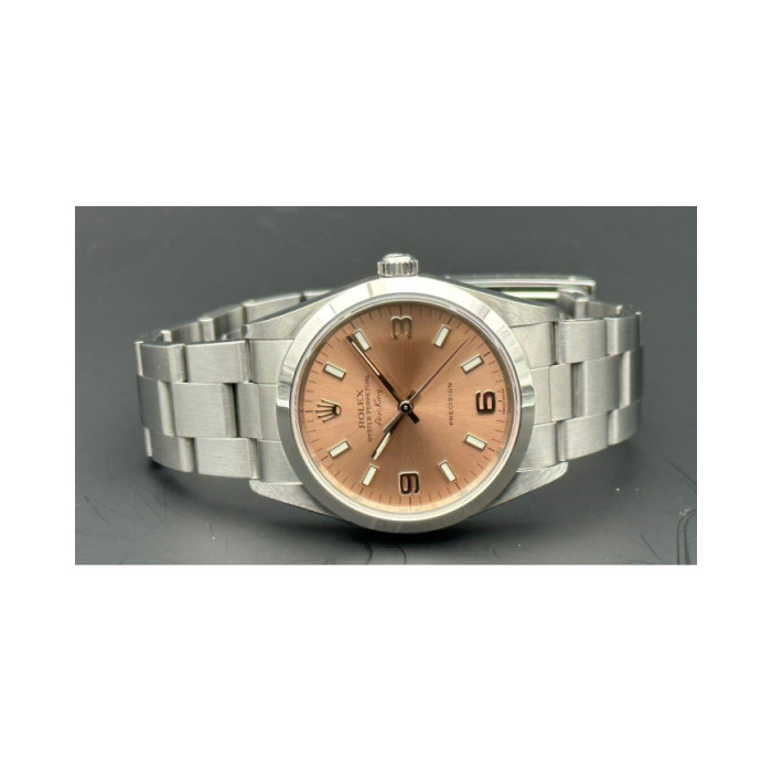 Rolex Air-King pink dial Ref. 14000M with box and paper 2000, Accueil, 


Pre-owned Rolex Air-King ref 14000M will appeal to 