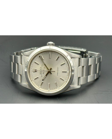 Rolex Air-King Silver dial Ref. 14000 with box and paper 1998, Accueil, 


Pre-owned Rolex Air-King ref 14000 (1995) is somet