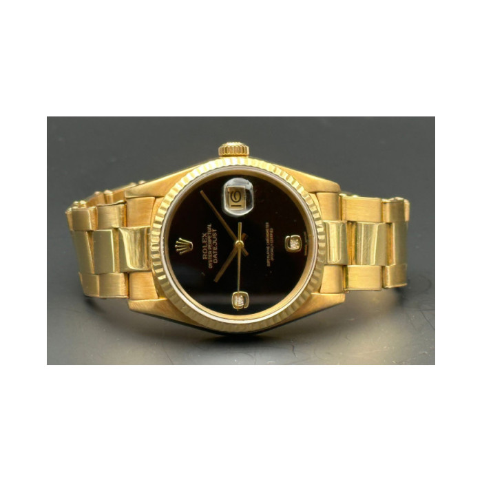 Rolex, Datejust, Ref. 16238 Onyx Dial with diamonds 1987, Accueil, 
Rolex, Datejust, Ref. 16238 Onyx Dial with diamonds 1987
