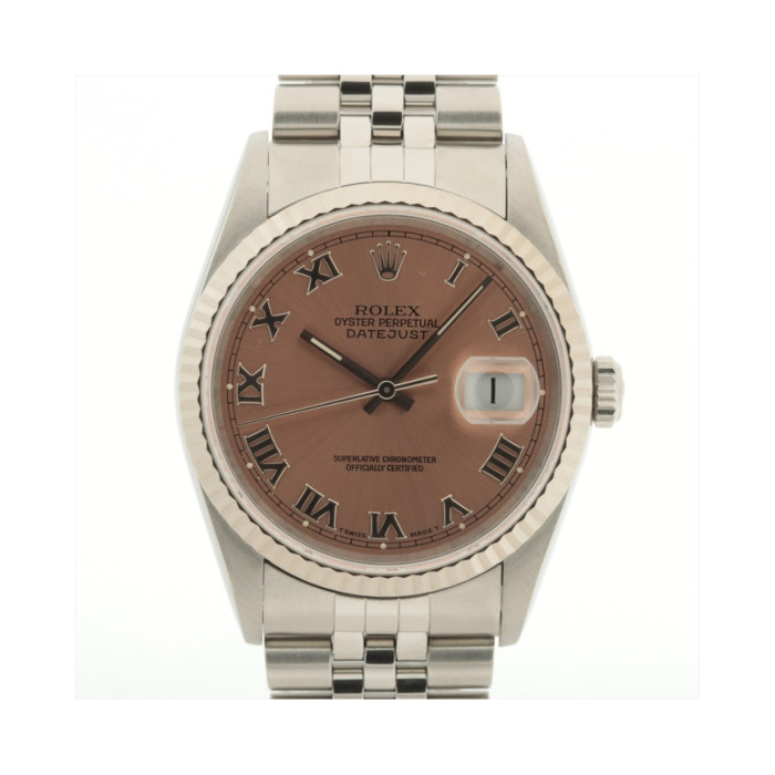 Rolex, Datejust, Ref. 16234 Cadran Rose avec boite et papier 1995, Rolex, 

Rolex, Datejust, Ref. 16234 Cadran Rose avec boite e