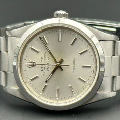 Rolex Air-King Blu dial Ref. 14000 with box and paper 1998