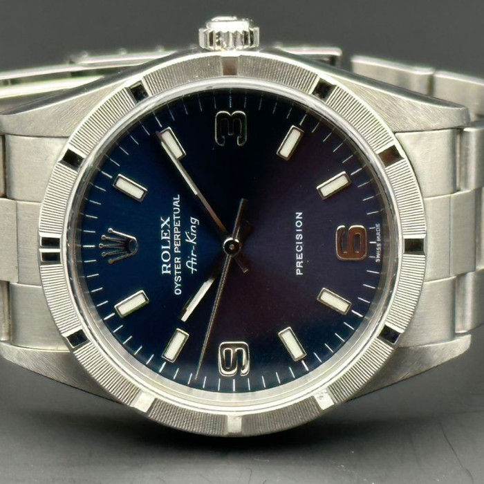 Rolex Air-King Bleu Ref. 14010M with box and paper 2001