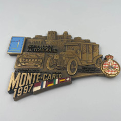 Badge of 2nd Rally Monte-Carlo Vintage car 1999