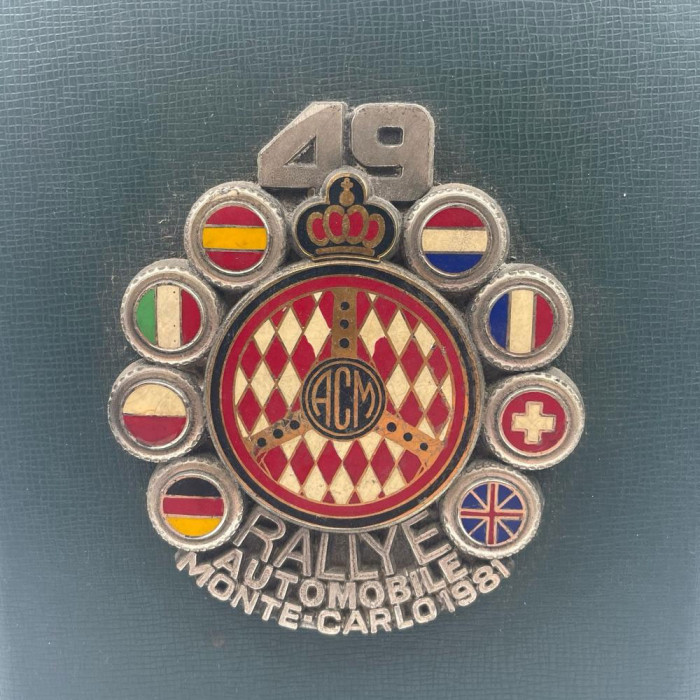 Badge of 49th Rally Monte-Carlo 1981
