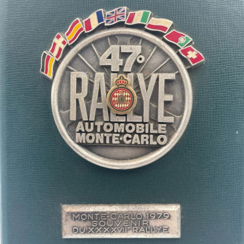 Badge du 47ème Rallye Monte-Carlo 1979