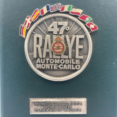 Badge du 46ème Rallye Monte-Carlo 1978