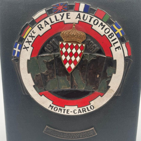 Badge du 30 ème Rallye Monte-Carlo 1961