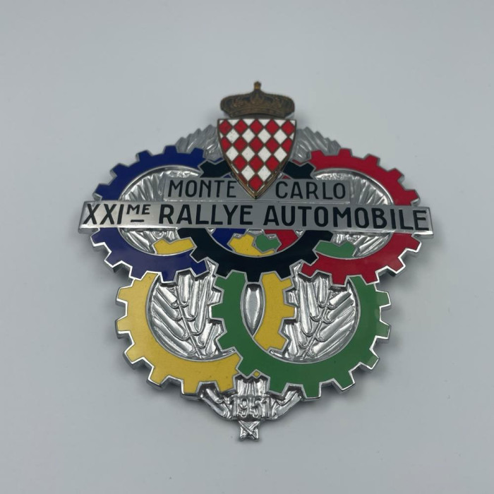 Badge of 21st Rally Monte-Carlo 1951