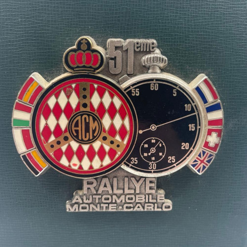 Badge of 51st Rally Monte-Carlo 1983