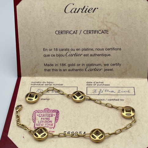 Cartier, Bracelet Pasha en or jaune 18K