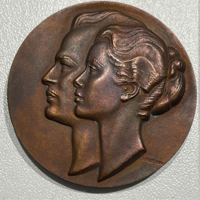 Monaco Médaille du Mariage Rainier III & Grace Kelly - 19 avril 1956