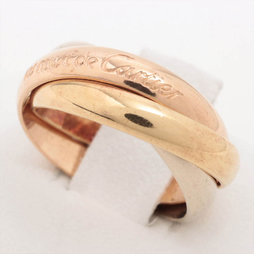 Cartier 18金ゴールドリング サイズ52　 8g Cartier Trinity ring in 18k gold Weight 8.0g size 52