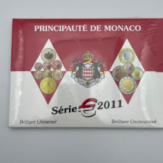 Monaco BU 2008 5 Euro Abert II Silver