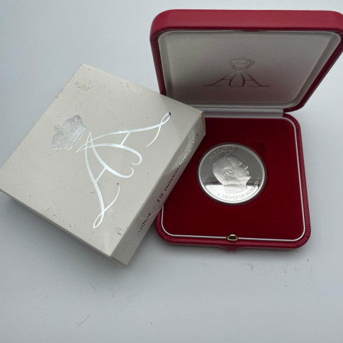 Monaco Medal Albert II 2005 Silver