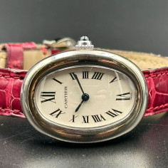 copy of Cartier Mini Baignoire Ref 2369 quartz gold 18k red bracelet