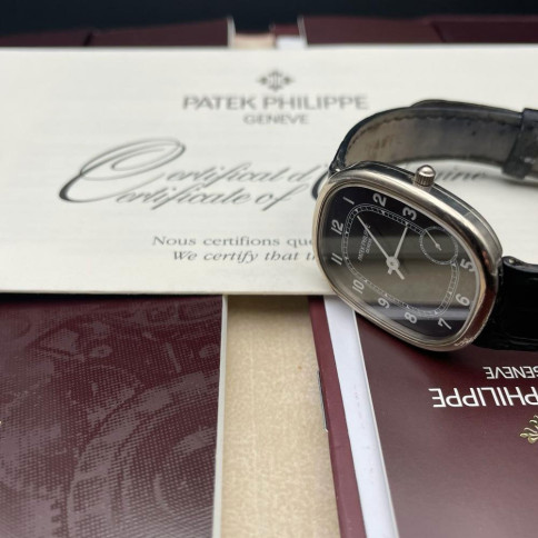 Patek Philippe Golden Ellipse 5028G with paper 12/2003