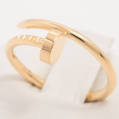 Cartier Juste un Clou Ring small model 18K yellow gold weight 3.4g  size 52