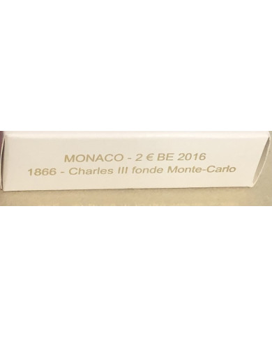 Monaco BE 2 Euro 2016 Charles III, Monnaies, Monaco BE 2 Euro 2016 Charles III