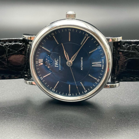 IWC Portofino Automatic Moon phases IW459402 Blue-Face full set 2022