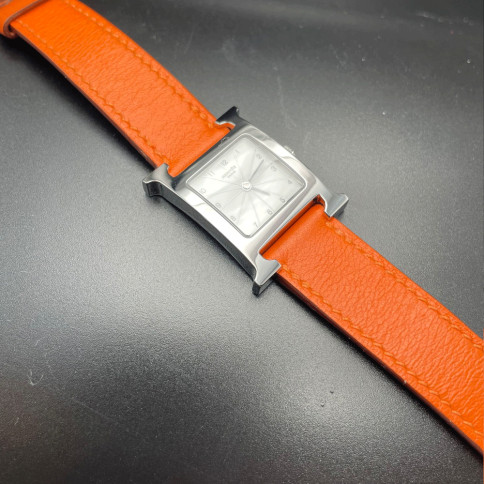 Hermès Heure H mini modèle Ref HH1.210 cadran silver 21mm