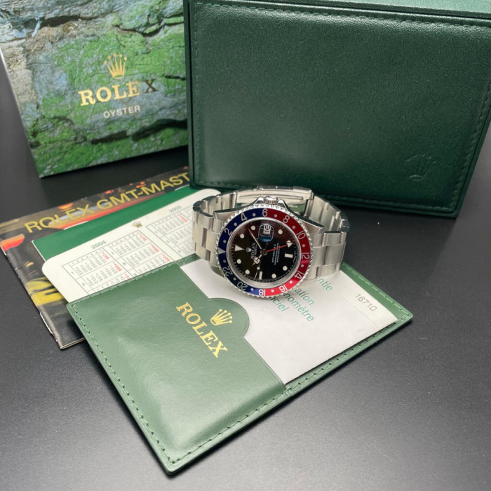 Rolex GMT - Master II Pepsi Ref 16710 Full Set 2005