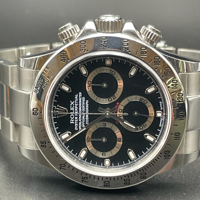 Rolex Daytona Ref. 116520 Black Dial Box & Paper 2004