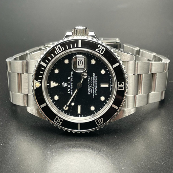 Rolex Submariner Date Triple Zero Ref 168000 full set 1988