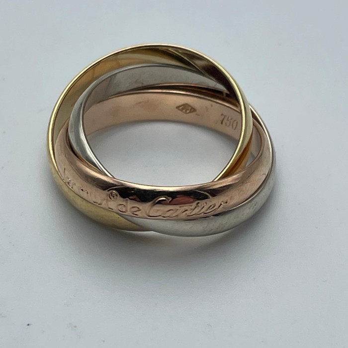 Cartier Trinity Les Must De Cartier ring in 18k gold Weight 7.6g size 51