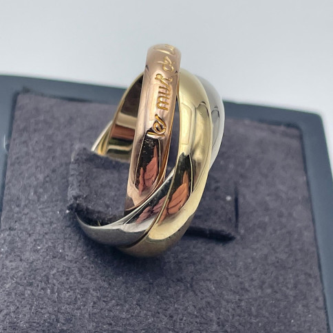 Cartier Bague Trinity Les Must De Cartier en or 18k Poids 7.4g taille 51