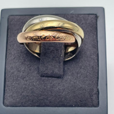 Cartier Trinity Les Must De Cartier ring in 18k gold Weight 8g size 52