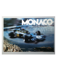 Affiche 32eme Grand Prix Formule 1 de Monaco 1974, Automobilia, Affiche 32eme Grand Prix Formule 1 de Monaco 1974
coupure dans l