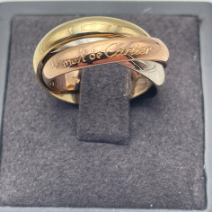 Cartier Mini Love Ring Pink Gold 18k Weight 3.1g Size 53