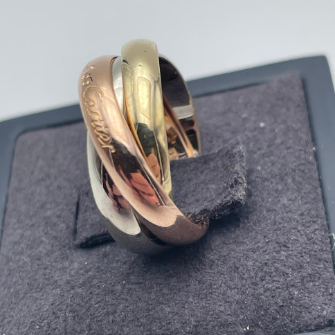 Cartier Trinity Les Must De Cartier ring in 18k gold Weight 7.8g size 51