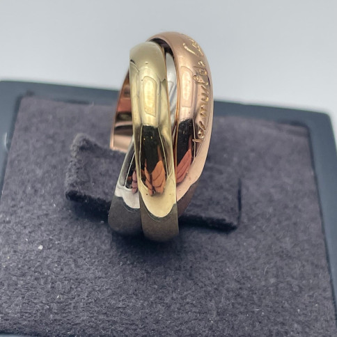 Cartier Bague Trinity Les Must De Cartier en or 18k Poids 7.8g taille 51