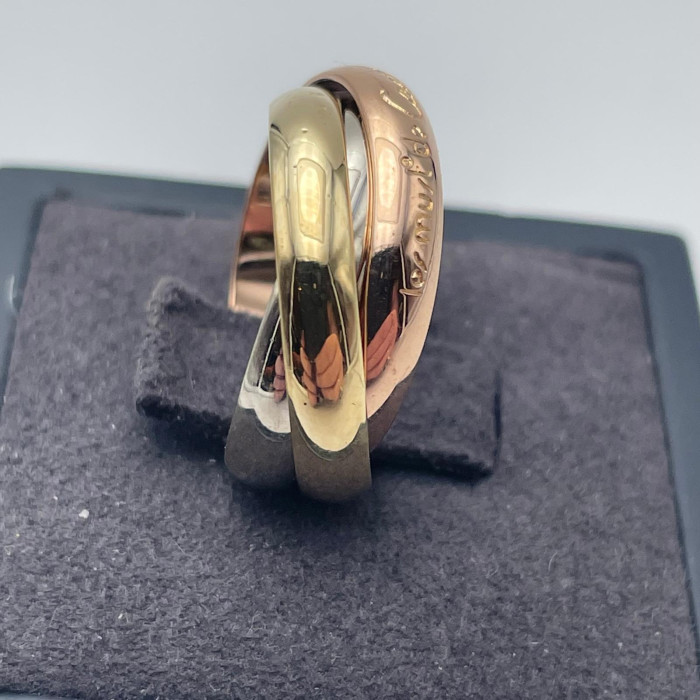 Cartier Trinity Les Must De Cartier ring in 18k gold Weight 7.8g size 51