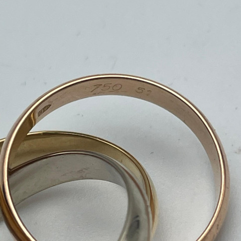 Cartier Bague Trinity Les Must De Cartier en or 18k Poids 7.8g taille 51