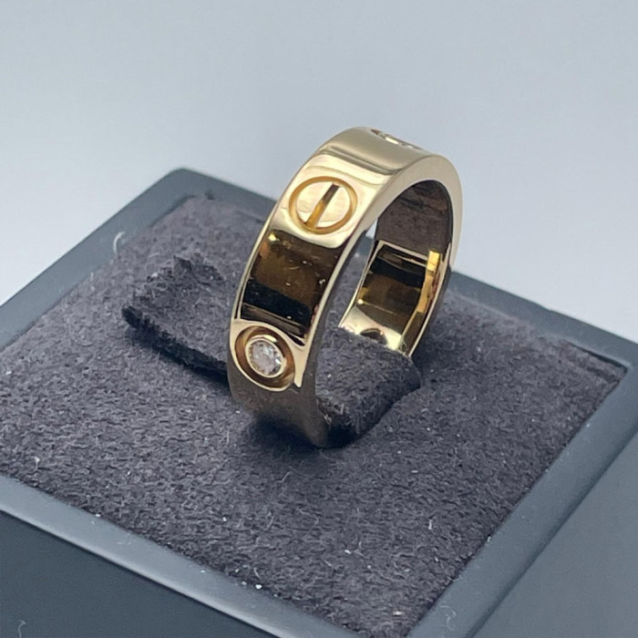 Cartier Bague Love Or Jaune 3 Diamants 18k Poids 8.4g Taille 50