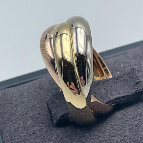 Cartier Trinity Les Must De Cartier ring in 18k gold Weight 7.3g size 50