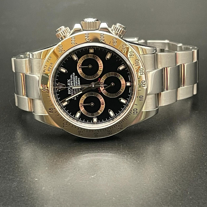 Rolex Daytona Ref. 116520 Black Dial Box & Paper 2008