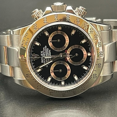 Rolex Daytona Ref. 116520 Cadran Noir Boite et Papier 2008