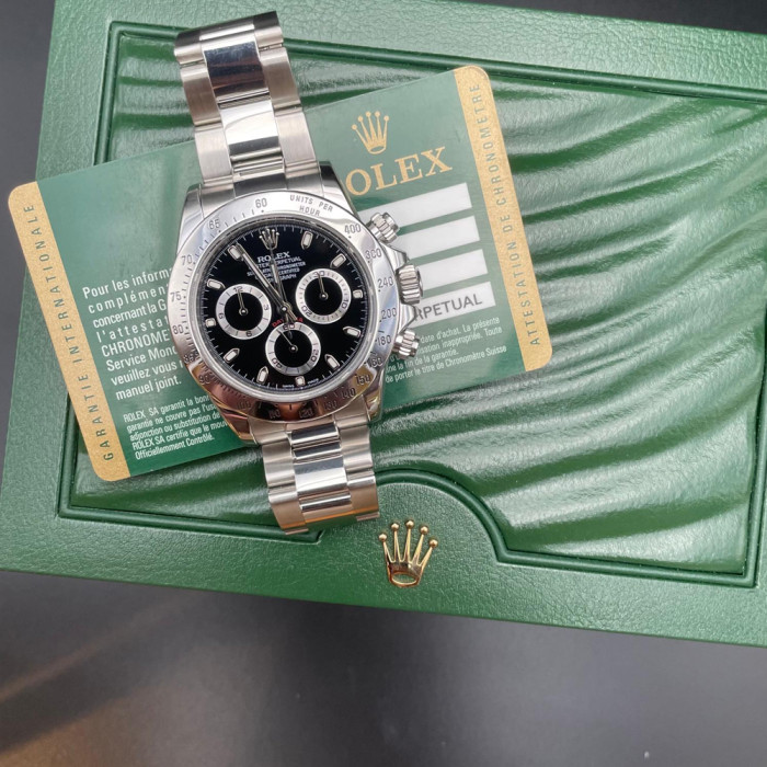 Rolex Daytona Ref. 116520 Black Dial Box & Paper 2008