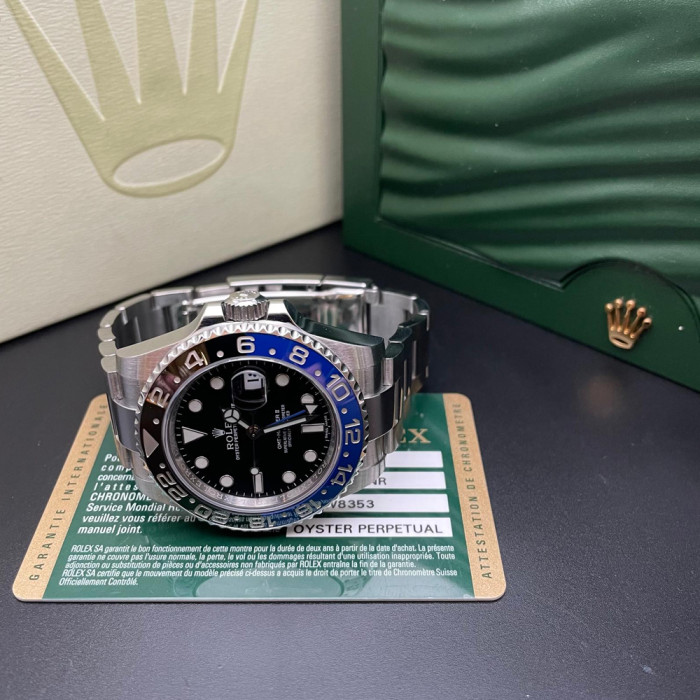 Rolex GMT - Master II Batman Ref 116710 BLNR Full Set 2013