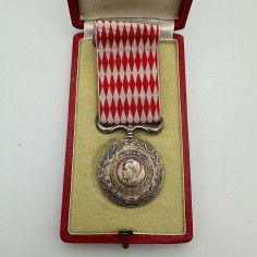 Monaco Décoration Rainier III - Médaille d'Honneur - 5 Février 1894 - Vermeil