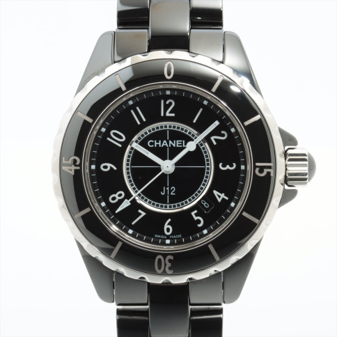 Chanel J12 H0682 Black Dial box paper 2010