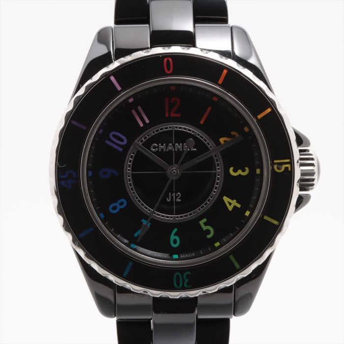 Chanel J12 Elektra Rainbow en Céramic Ref H7121 Edition Limitée